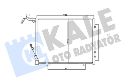 Kondenser Klıma Radyatoru Fıesta 17 Ecosport 14 Courıer 15 1.5-1.6 Tdcı Puma 17 1.0 Ecoboost - 2113906-H1BH19710AB