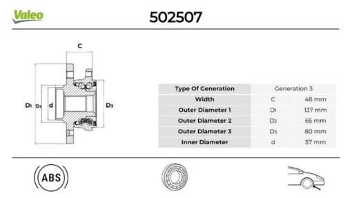 On Tekerlek Poryası Vw Caddy 1.9 2004-02-2010-08 - 1K0498621-5K0498621A-8V0498625