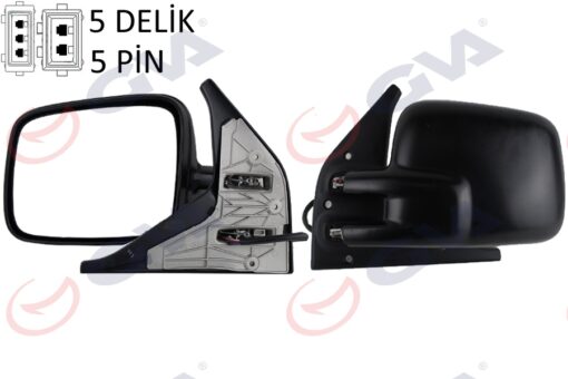 Dış Dikiz Aynası Sol Transporter T4 96 Elektrikli Isıtmalı Konveks Vm-186ehl - 701857507H01C