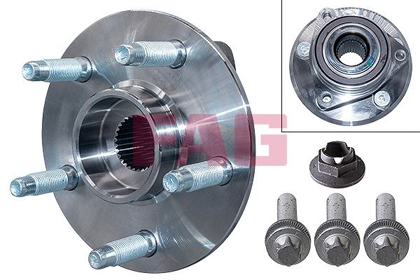 Ön-arka Teker Poryası Komple Rulmanlı Insıgnıa A 08 17 - 13580135-328042-13507374-328292