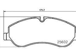Ön Balata Ford Transıt V363 14 -transıt Custom 2.2 Tdcı 12 Kablosuz - MEBK2J2K021AA-BK212K021AA -1842632