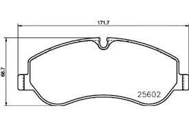 Ön Balata Ford Transıt V363 14 -transıt Custom 2.2 Tdcı 12 Kablosuz - MEBK2J2K021AA-BK212K021AA -1842632