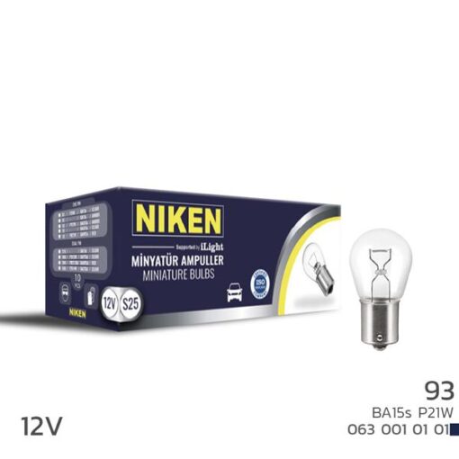 Nıken 93 Ampul Düz Ba15s P21w 12v 10lu