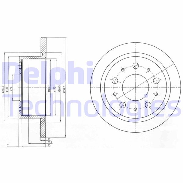 Arka Fren Dıskı Boxer 06 Ducato 06 Jumper 06 2.2d 2.3d 3.0hdı 300x16x5dl - 1607880680-4249.41-4249.42-51749555