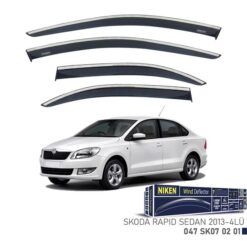Kromlu Cam Rüzgarlığı Skoda Rapıd Sedan 2013- 4lü