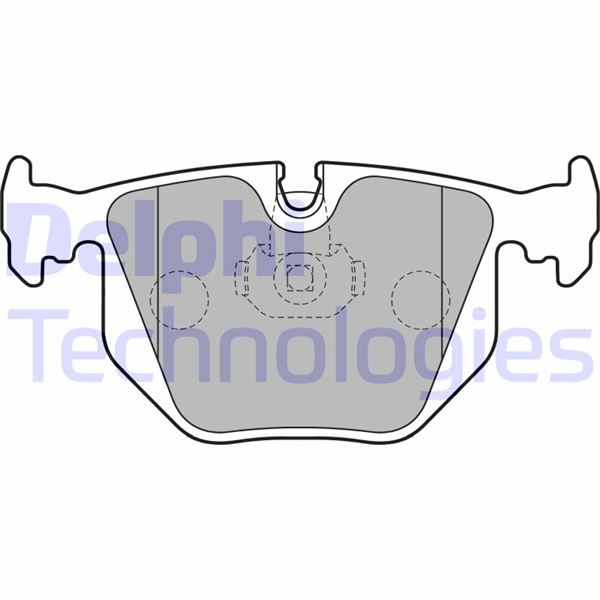 Fren Balatası Arka Bmw E38 E46 E53 E83 Z4 M5 E39 Range Rover 3 L322 02 12 - 34216761250-SFP000120-SFP500210