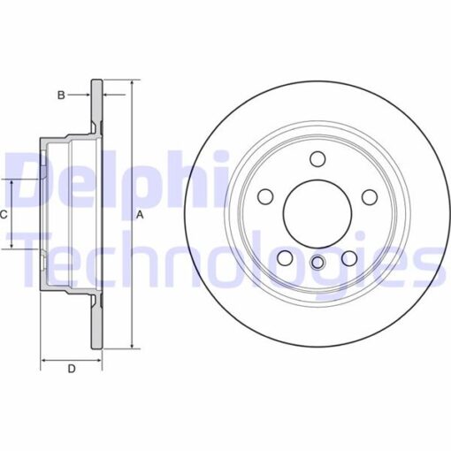 Fren Dıskı Arka Bmw F20 F21 F22 F23 - 34216792225