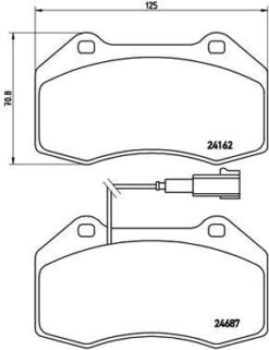 Ön Balata Fişli Grande Punto 199 1.4 Abarth 12/07 Fıat 500 1.4 10 Alfa Mıto 1.4tjet 1.4t 08 - 71753265-77364716-77365830
