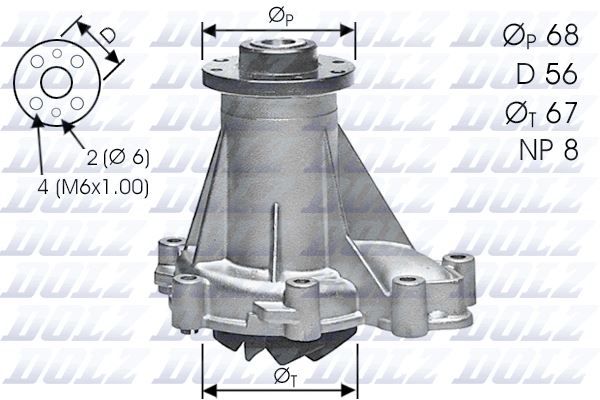 Devırdaım Pompası Mercedes Om601 Om602 Om603 Om605 W201 W202 W124 W210 W463 W140 W638 B901 B904 - A6022000220