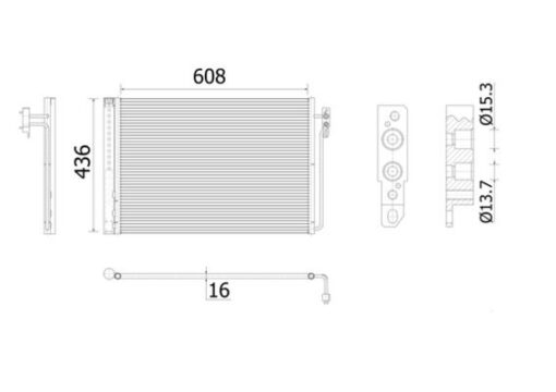 Klıma Radyatoru 306d1 M62 B44 Range Rover 3 Vogue L322 02 15 - JRW000020