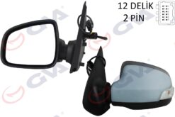Dış Dikiz Aynası Sol Symbol-sandero 13 1 Mekanik Sinyalli Astarlı Konveks 2 Fiş Vm-6129pl - 963028691R