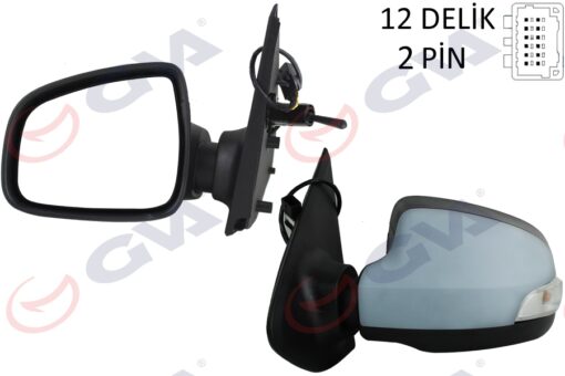 Dış Dikiz Aynası Sol Symbol-sandero 13 1 Mekanik Sinyalli Astarlı Konveks 2 Fiş Vm-6129pl - 963028691R