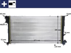 Radyatör 306 Iı-partner-xsara Berlıngo 1.9d Ac Mek 670x377x34 - 1330.41-1330.E1-1330.23-1331.FG