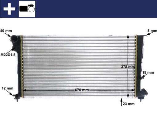 Radyatör 306 Iı-partner-xsara Berlıngo 1.9d Ac Mek 670x377x34 - 1330.41-1330.E1-1330.23-1331.FG