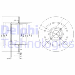 Arka Fren Aynası Vectra B 96-02 270 X 10 X 4dl Dolu 90495268 - 569209-90512909-93182288-569117