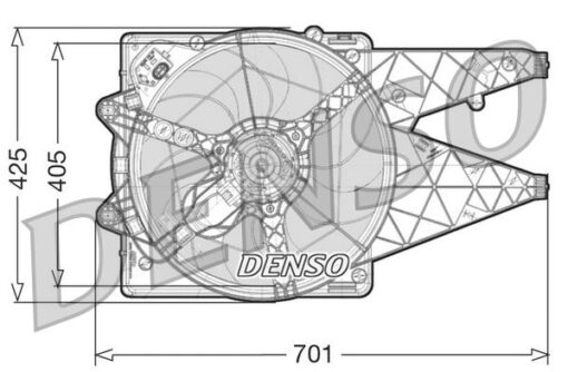 Fan Motoru Doblo 1.3 Jtd 09 - 51821155