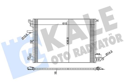 Klima Radyatörü Volvo S60 I 01-10 -s80 I 98-06 -v70 Iı 99-07 Xc70 02-07 632x440x16 - 30648954-31267200-30781281