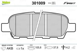 Arka Balata Nıssan Xtraıl 2.0-2.2dcı 01 Infınıtı Fx35 3.5 03 Fx45 4.5 03 Grand Vitara 2.4 09 Fte Kırmızı Kutu - 440608H385-44060AM485-WVA23814