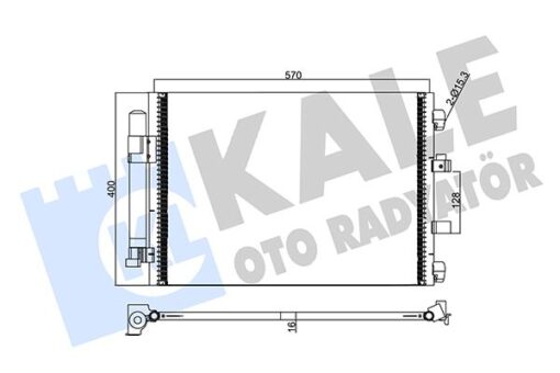 Klıma Radyatoru Kondanser Focus Iıı 1.0 Ecoboost -1.6tdcı 11 Grand C-max 11 591 377 16 - BV6119710BD-BV6119710BC-1907673