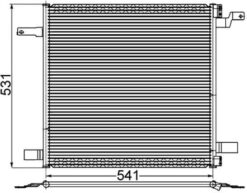 Klıma Radyatoru Mercedes Ml-class W163 98 05 - A1638300170