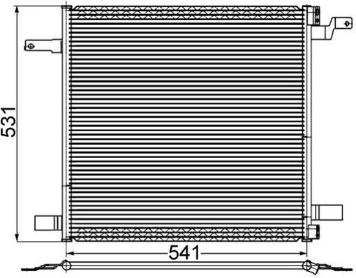 Klıma Radyatoru Mercedes Ml-class W163 98 05 - A1638300170