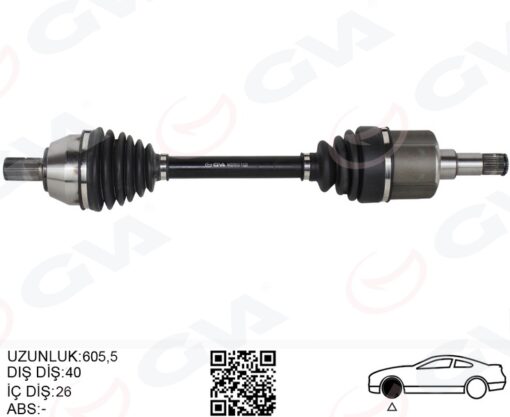 Ön Aks Komple Sol Ford Mondeo 2.0 Tdcı-1.6 Tdcı 07 14- Galaxy 2.0 Tdcı 07 14 S-max2.0 Tdcı 07 14 Volvo S60 Iı D3-d4-d5 12 15 S80 Iı 2.5 T -2.0 Tdcı -2.4 D- D5 V60 D3 -d4-d5-2.4 D5 V70 Iıı D3 -2.0 D - 6G913B437BF-6G913B437BE-1667774