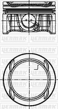 Piston Segman Std Astra J-corsa D-e-mokka-ınsıgnıa A-merıva B-adam-zafıra C-cruze-trax 1.4 16v 72.50mm A/b/d14net-nel-nej - 55565420-55580179-55580184-625072