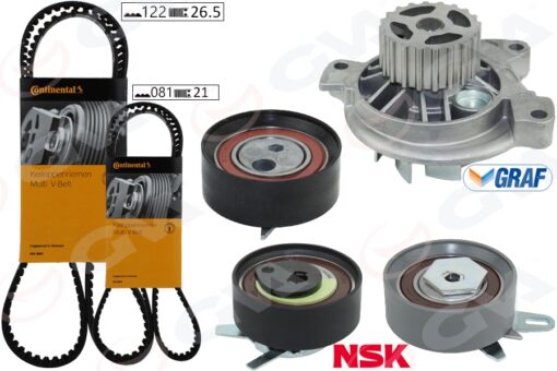Devirdaimli Triger Seti 122x26.5 -081x21 T4 2.5tdı - Lt35 2.5tdı Acv-anj-avr - 074198119-074198119H-074198119Q