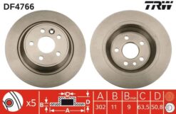 Arka Fren Dısk Aynası Mondeo Iv S Max Galaxy 07 14 Kuga I 08 12 / Evoque 12-18 302mm - 6G912A315BA-1405500-1379931