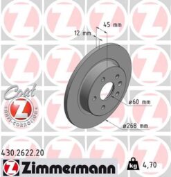 Arka Fren Aynası Astra J 09 Mokka 13 Cruze 09 Aveo 11 Trax 12 268.5x12x5dl Dolu 569074-95527032-95527032 - 569072-13502135-13502136-13505759