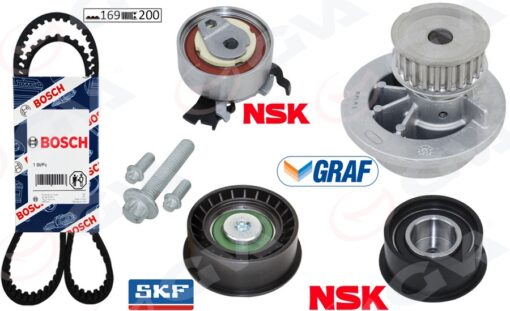 Devirdaimli Eksantrik Gergi Kiti Astra F-corsa B-vectra B 1.4i-1.6i-1.8i 16v X14xe-x16xel-x18xe - 95516734-1606274-93180219-1629061