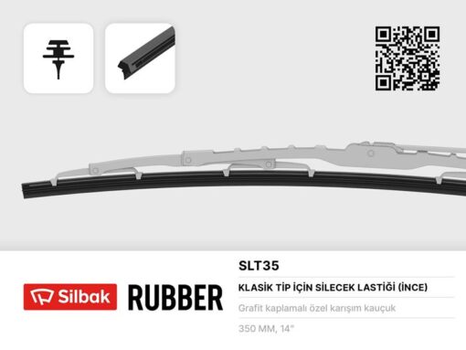 Silecek Lastiği 350mm Tel Takılan