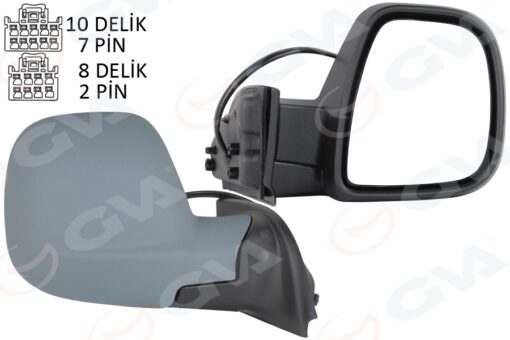 Dış Dikiz Aynası Fıat Yeni Doblo Combi- Carg0 Elektrikli Astarlı Rezistanslı Otomatik Açma Kapama Sağ 23- - 155303122