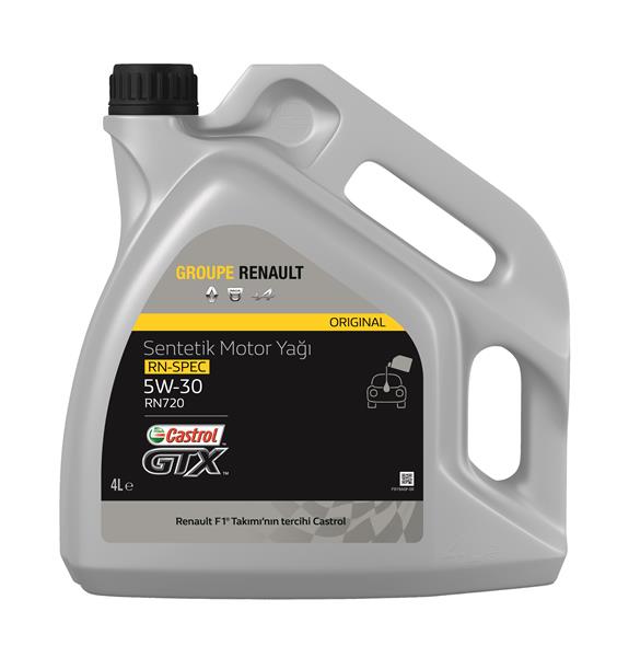 Motor Yağı 5w30 4lt Kolı:4 Adet Renault Rn720 Onaylı B2b230 C4 - 5W30-93165556-7711943761