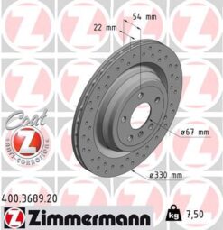 Fren Dıskı Arka Mercedes X166 W166 - A1664230412