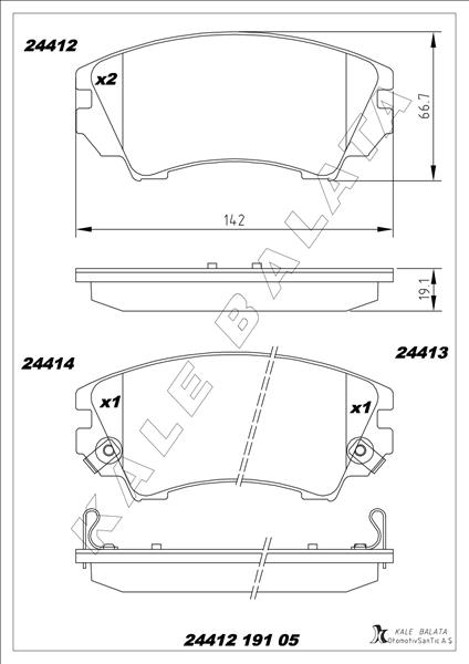 Ön Balata Opel Astra J 12 14 Insıgnıa 08 11 Zafıra 11 Saab 9.5 10 17 Jant Gdb1783 - 1605434-95520061-1605317-1680880480
