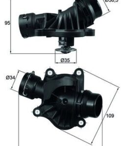 Termostat Bmw M47 M57 E90 E87 E46 E91 E92 E93 E60 E61 E64 E65 E83 E70 - 11517805811