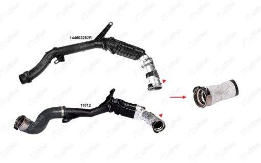 Turbo Hortumu Küçük Plastik Parça Clıo Iv-dokker-lodgy-logan Iı-sandero Iı-duster 1.5 Dcı 09 - 144604018R-144609034R-144608294R