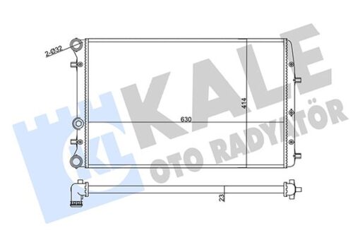 Su Radyatörü Vw Polo 02 Seat Cordoba-ıbıza Iıı 02 Skoda Fabıa 99 1.2 1.4 1.6 16v 1.9tdı Mt Ac Nac Mekanik 630x414x23 6q0121253q-6qe121253a - 6Q0121253M-6Q0121253L-6Q0121253R
