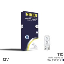 Nıken T10 Park Ampulu W5w W2.1x9.5d 12v 10lu