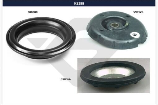 Ks174 Amortisör Takozu Ön Kit C3 1.1-1.4-1.4 Vtı-1.4 Hdı-1.6 Hdı 09 - 5035.27-5038.G6-5031.F2