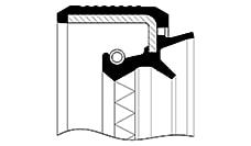 Defransiyel Sol Çıkış Keçesi Mgn Iı 1.5 Dcı 40x55x8x13 - 8200110847-8200717349-38342AX000
