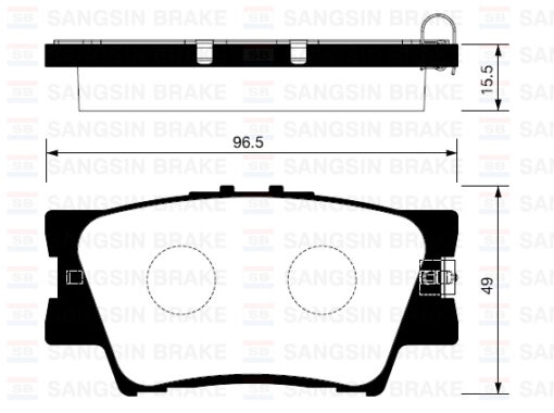 Arka Fren Balata Toyota Rav4 2.0l 1az-fe Aca30 Aca31 06-12 / Rav4 2.0l 1ad-ftv D4-d Ala40 12- - 0446606070-0446606090-0446642060