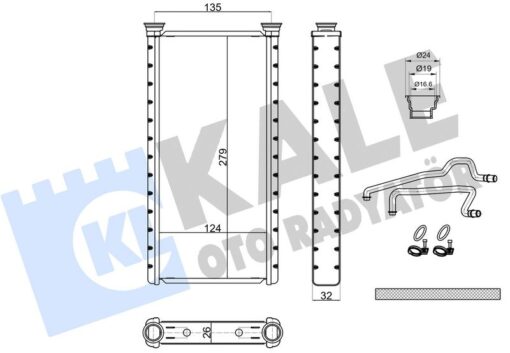 Kalorıfer Radyatoru Land Rover Dıscovery L462 Range Rover L405 L494 - LR036364