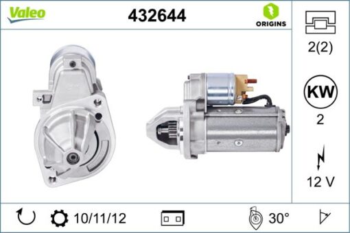 Mars Motoru 12v 2.0kw 11 Dıs Mercedes W124 W202 W203 W210 W211 W638 W639 B901 B904 - A0041518901