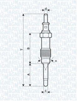 Kızdırma Bujısı Mercedes Om602 W210 S210 W461 B901 B904 B667 B668 B670 - A0011592601
