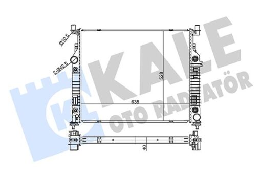 Motor Su Radyatoru Mercedes W164 X164 W251 - A2515000703