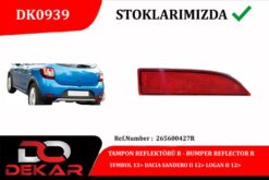 Tampon Reflektörü R Symbol 13 Dacıa Sandero Iı 12 Logan Iı 12 - 265600427R