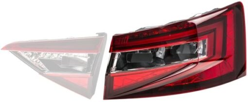 Stop Lambası Dış Sağ Ledli Skoda Superb 2015-2019 - 3V5945208-3V5945712