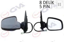 Dış Dikiz Aynası Sağ Sandero Stepway 12 Elektrikli Isıtmalı Astarlı Konveks Sensörsüz Vm-6804ehpsr - 963011787R